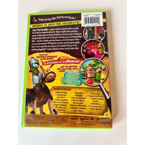 VeggieTales: Sheerluck Holmes and the Golden Ruler Lesson In Friendship DVD 2005 - Picture 2 of 5